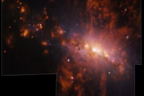 نقشه ای که راز یک انفجار کهکشانی بزرگ را برملا کرد!